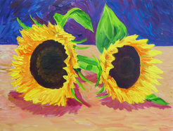 Pair of Sunflowers