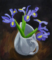 Irises in a jug